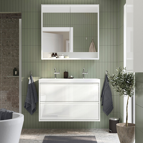 ÄNGSJÖN/BACKSJÖN wash-stnd w drawers/wash-basin