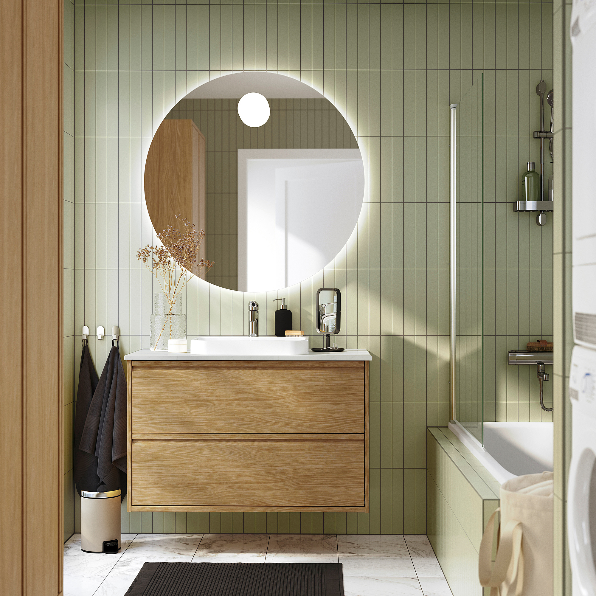 ÄNGSJÖN/BACKSJÖN wash-stnd w drawers/wash-basin