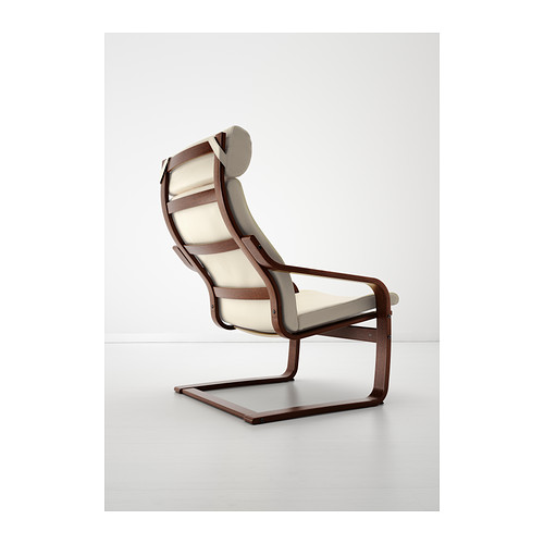 POÄNG - 扶手椅, 棕色/Glose 米白色 | IKEA 線上購物 - PE389397_S4