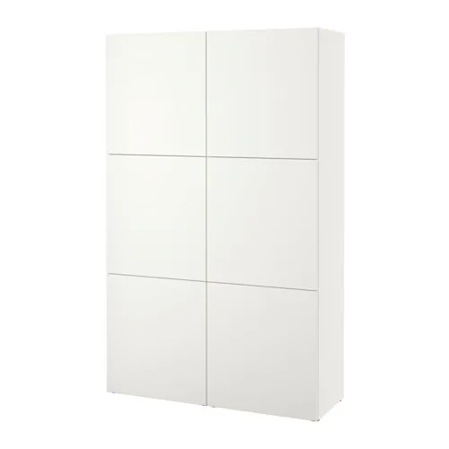 BESTÅ - 附門收納組合, 白色/Lappviken 白色, 120x42x193 公分 | IKEA 線上購物 - PE535038_S4