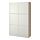 BESTÅ - storage combination with doors, white stained oak effect/Lappviken white | IKEA Taiwan Online - PE535067_S1