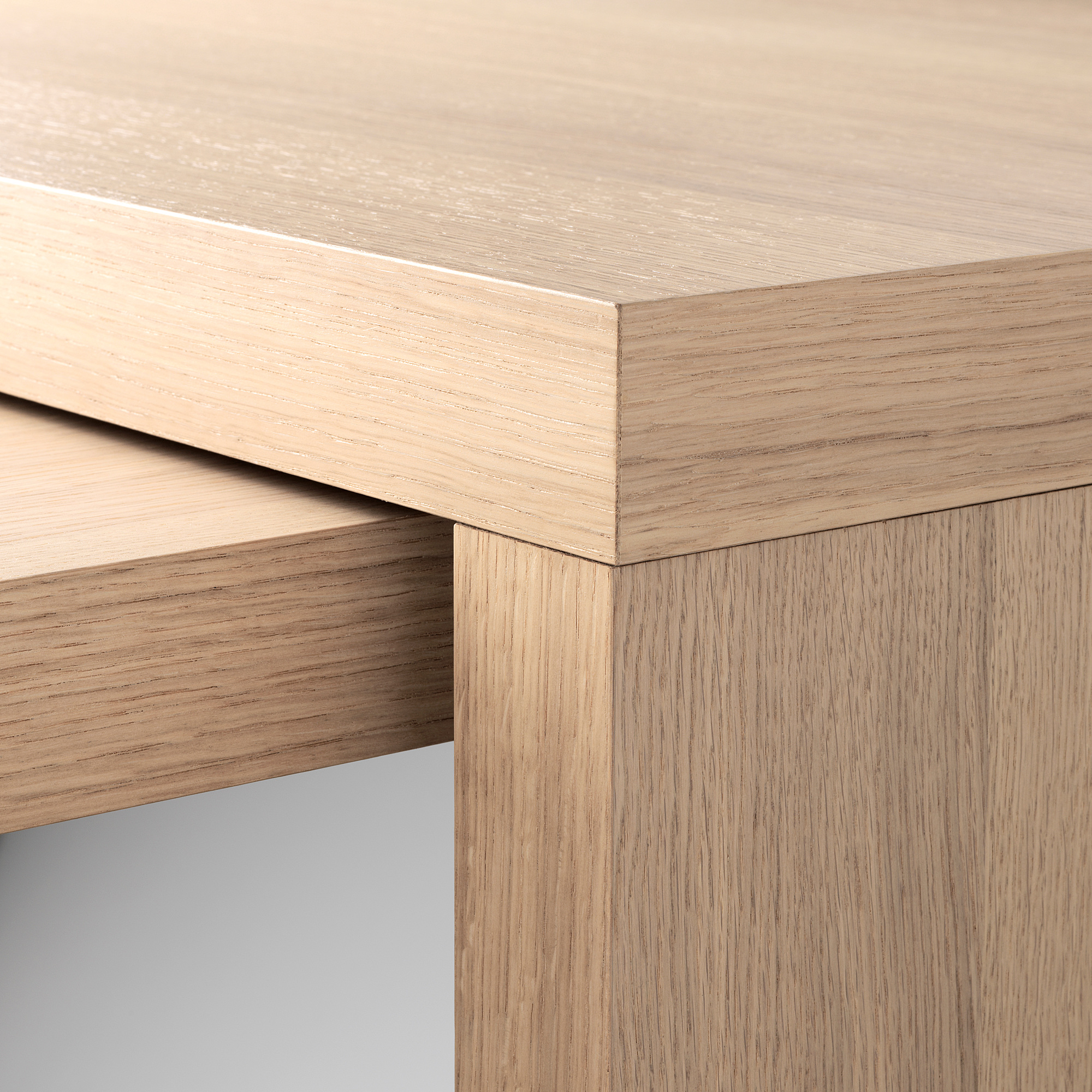 MALM desk with pull-out panel