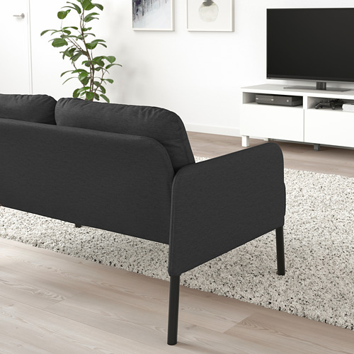 GLOSTAD - 雙人座沙發, Knisa 深灰色 | IKEA 線上購物 - PE800737_S4