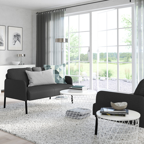 GLOSTAD - 雙人座沙發, Knisa 深灰色 | IKEA 線上購物 - PE800738_S4