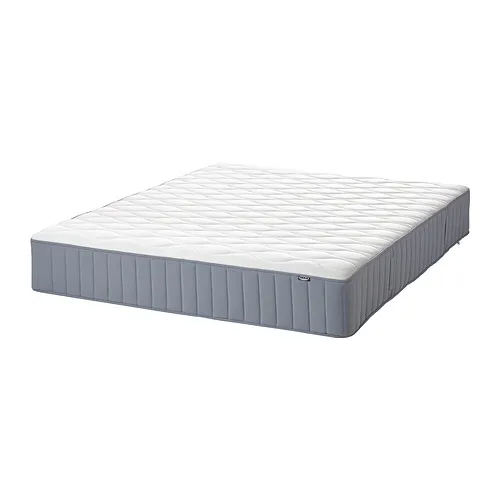 VÅGSTRANDA - 獨立筒彈簧床墊, 硬/淺藍色, 150x200 公分 | IKEA 線上購物 - PE884902_S4