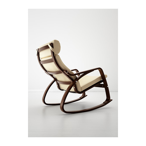 POÄNG - rocking-chair, brown/Glose eggshell | IKEA Taiwan Online - PE389463_S4