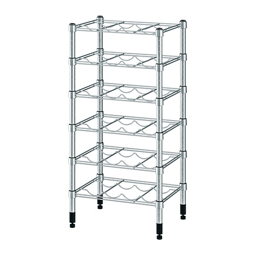 OMAR - bottle shelf, galvanised, 46x36x94 cm | IKEA Taiwan Online - PE706615_S4