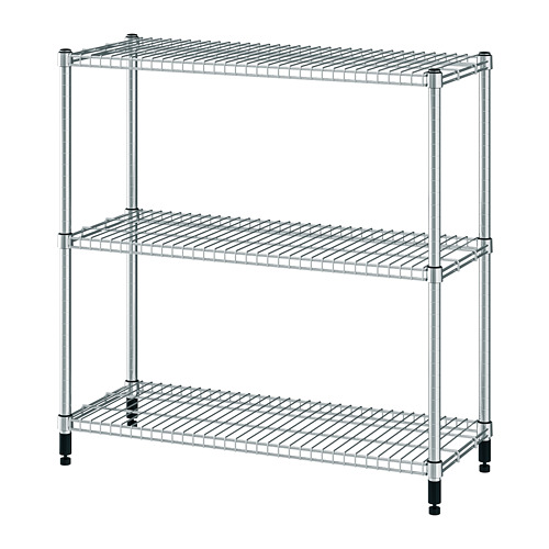OMAR - shelving unit, galvanised, 92x36x94 cm | IKEA Taiwan Online - PE706616_S4