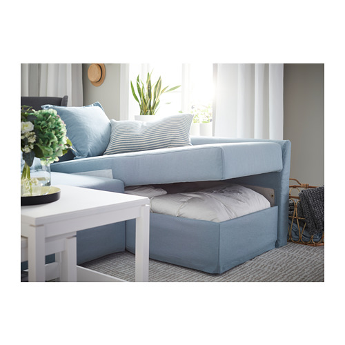 HOLMSUND - corner sofa-bed, Orrsta light blue | IKEA Taiwan Online - PH159257_S4