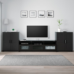 BRIMNES - TV storage combination, white | IKEA Taiwan Online - PE689092_S3