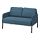 GLOSTAD - 2-seat sofa, Knisa medium blue | IKEA Taiwan Online - PE800740_S1