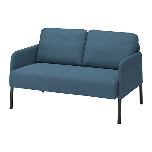GLOSTAD - 2-seat sofa, Knisa medium blue | IKEA Taiwan Online - PE800740_S4