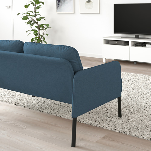GLOSTAD - 雙人座沙發, Knisa 藍色 | IKEA 線上購物 - PE800741_S4
