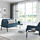 GLOSTAD - 雙人座沙發, Knisa 藍色 | IKEA 線上購物 - PE800742_S1