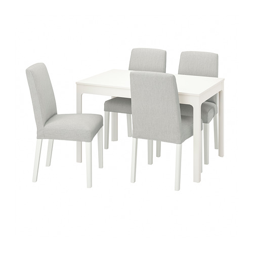 EKEDALEN/BERGMUND table and 4 chairs