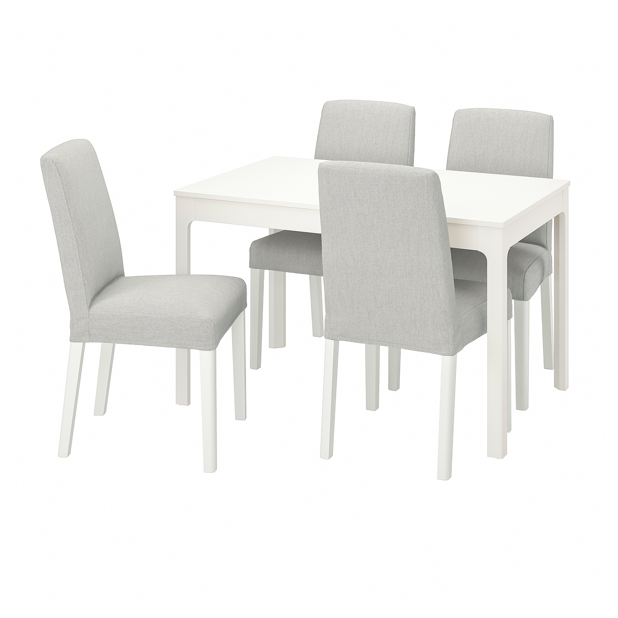 EKEDALEN/BERGMUND table and 4 chairs