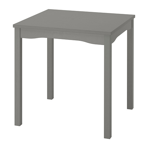 HAUGA - table, grey/birch veneer, 74x74 cm | IKEA Taiwan Online - PE951818_S4