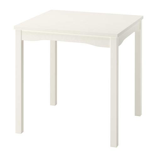HAUGA - table, white/birch veneer, 74x74 cm | IKEA Taiwan Online - PE951819_S4