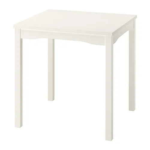 HAUGA - 桌子, 白色/實木貼皮, 樺木 | IKEA 線上購物 - PE951819_S4
