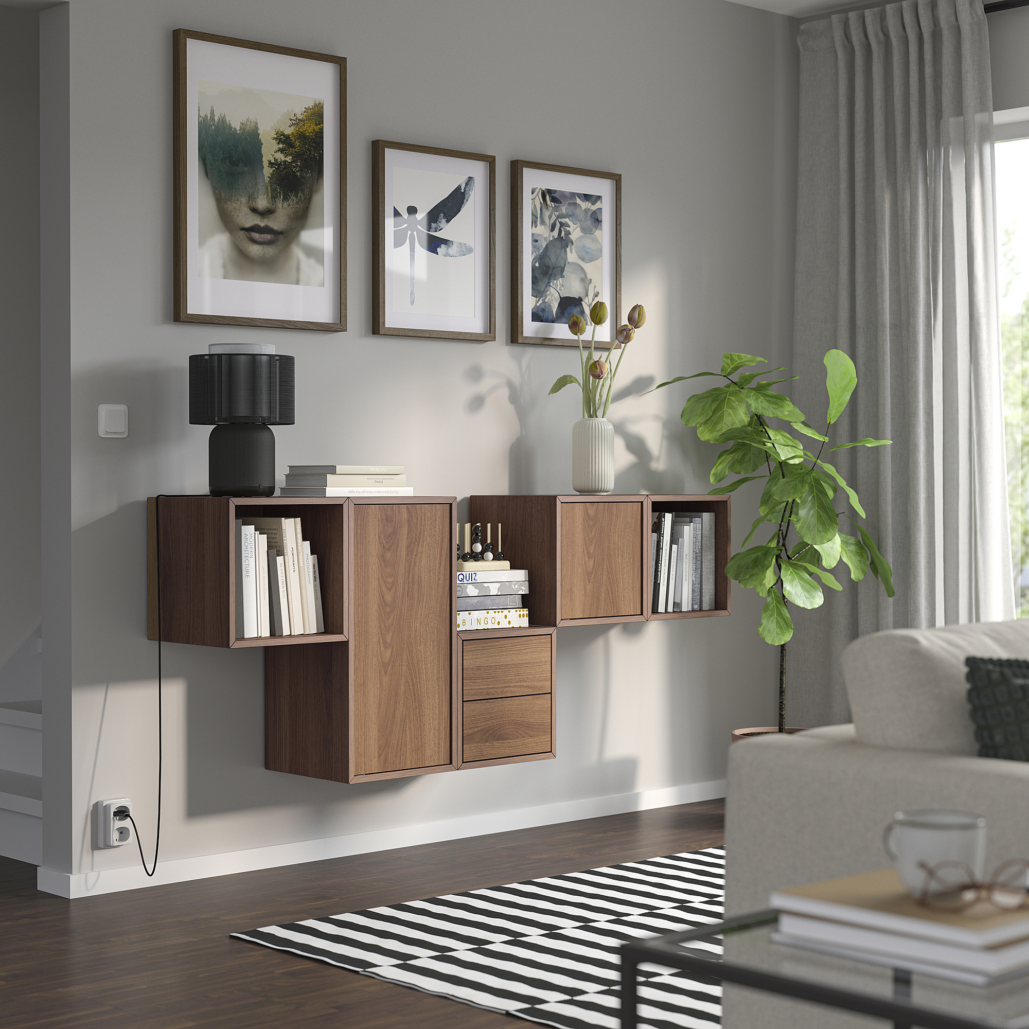 EKET wall-mounted cabinet combination