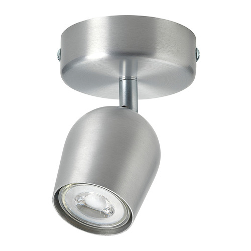 RÖKFRI - ceiling spotlight with 1 spot, aluminium-colour | IKEA Taiwan Online - PE951847_S4