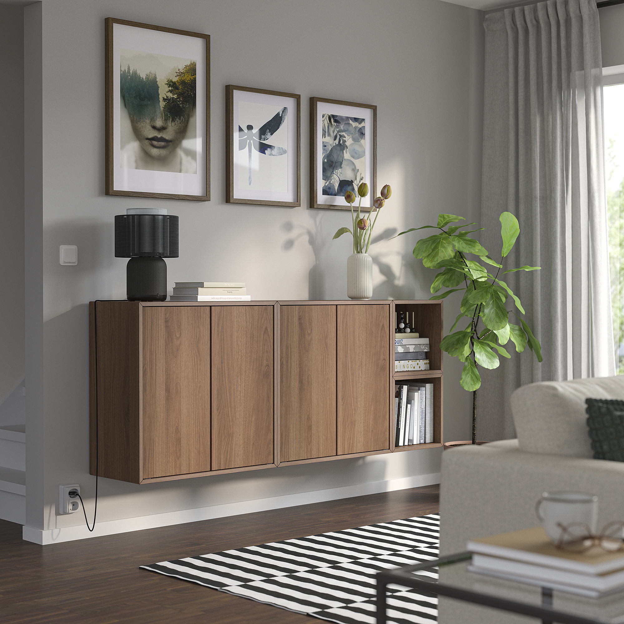 EKET wall-mounted cabinet combination