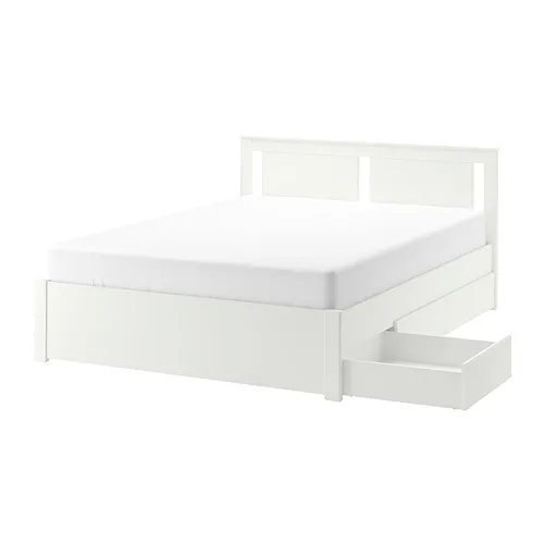 SONGESAND - 床框附2收納盒, 白色/Lönset, 150x200 公分 | IKEA 線上購物 - PE884760_S4
