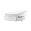 NORDLI - 床框附床底收納盒, 白色, 90x200 公分 | IKEA 線上購物 - PE884739_S2 
