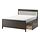 IDANÄS - bed frame with storage, dark brown stained, 150x200 cm | IKEA Taiwan Online - PE884754_S1