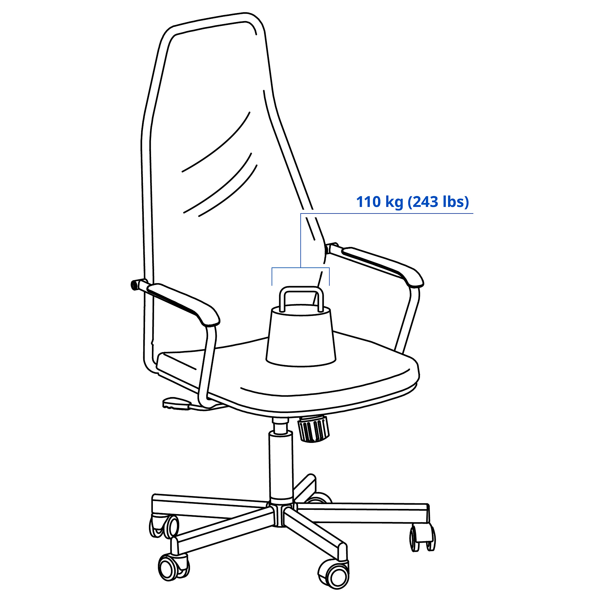HUVUDSPELARE gaming chair