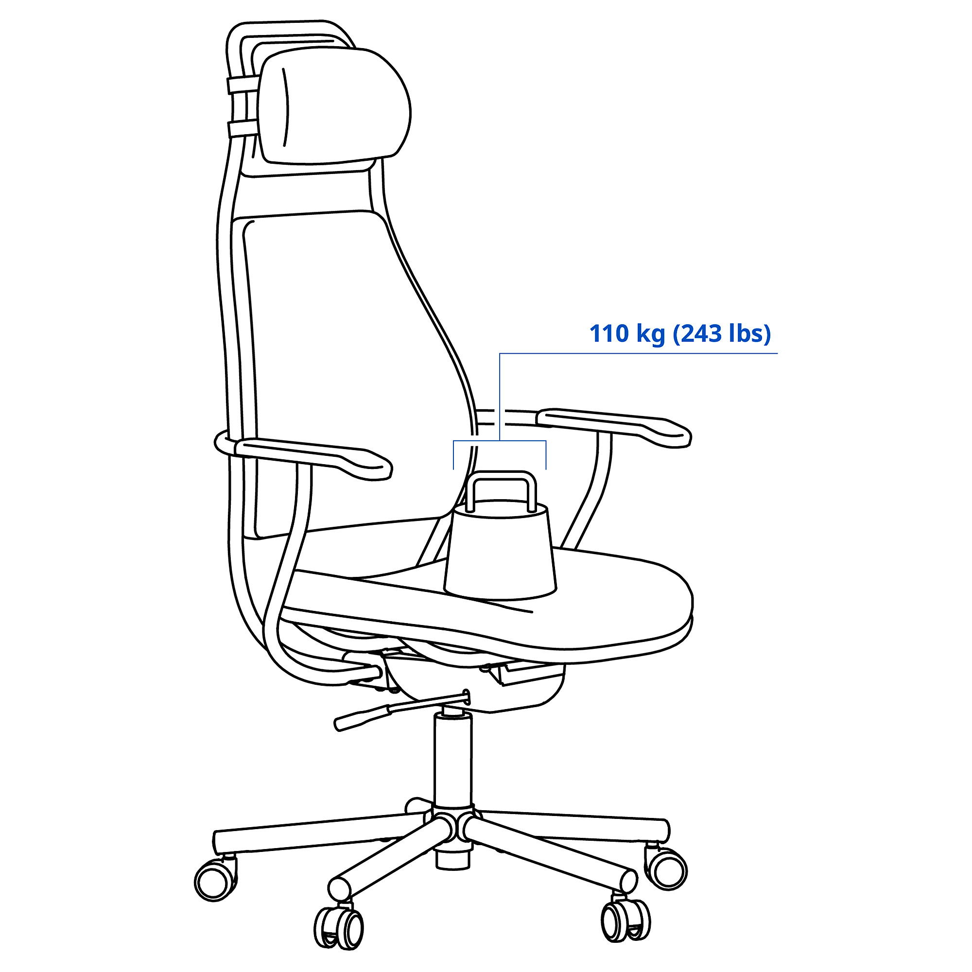 LÖPARBANA gaming chair