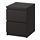 MALM - 抽屜櫃/2抽, 黑棕色 | IKEA 線上購物 - PE706780_S1