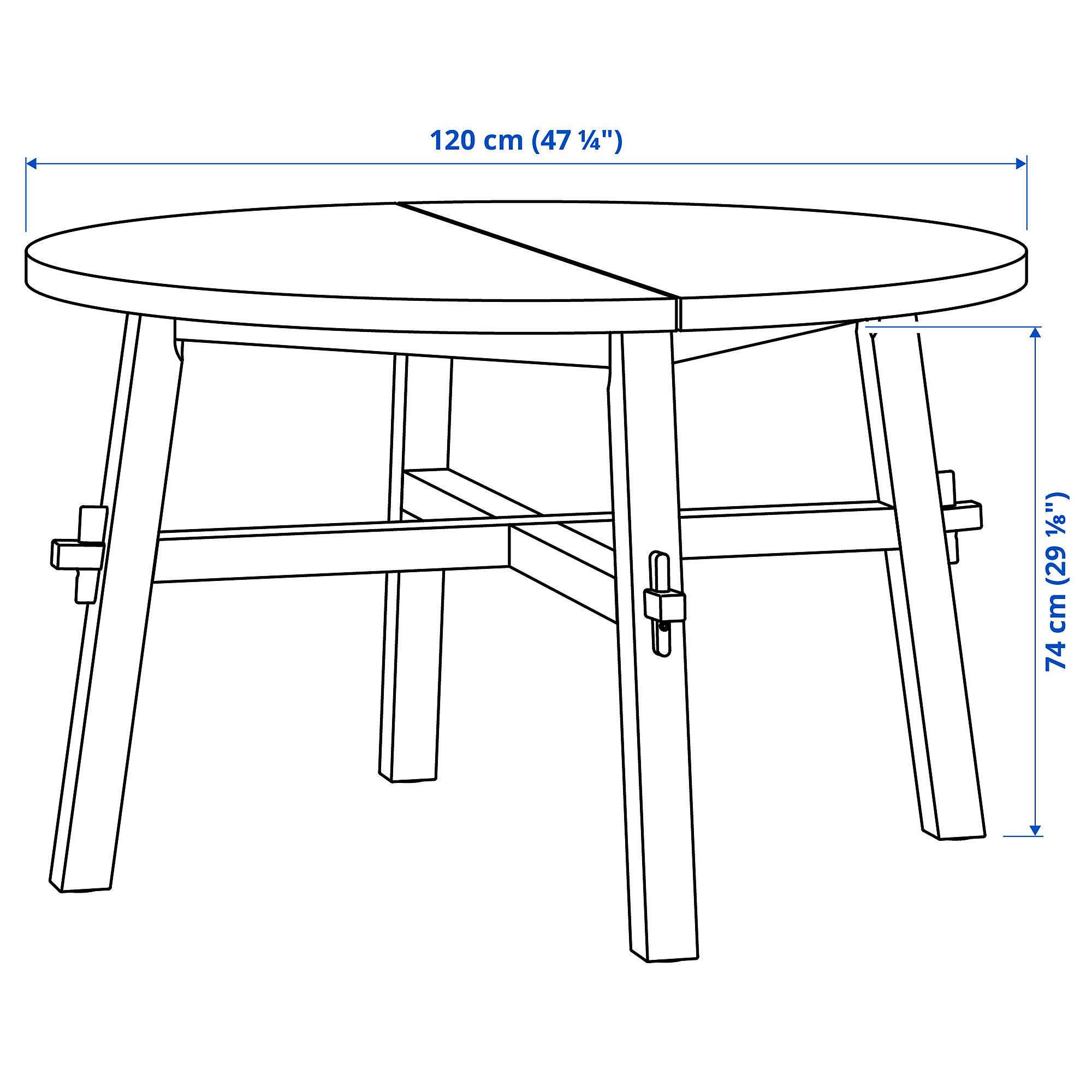 SKOGSTA dining table