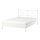 MUSKEN - 雙人床框, 白色, 附LURÖY床底板條 | IKEA 線上購物 - PE845088_S1
