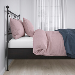 MUSKEN - 雙人床框, 白色, 附LÖNSET床底板條 | IKEA 線上購物 - PE845088_S3