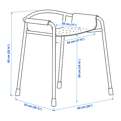 BÄSINGEN shower chair