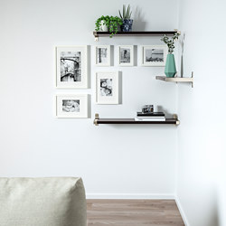 BERGSHULT/GRANHULT - 上牆式層架組, 白色/鍍鎳 | IKEA 線上購物 - PE722427_S3