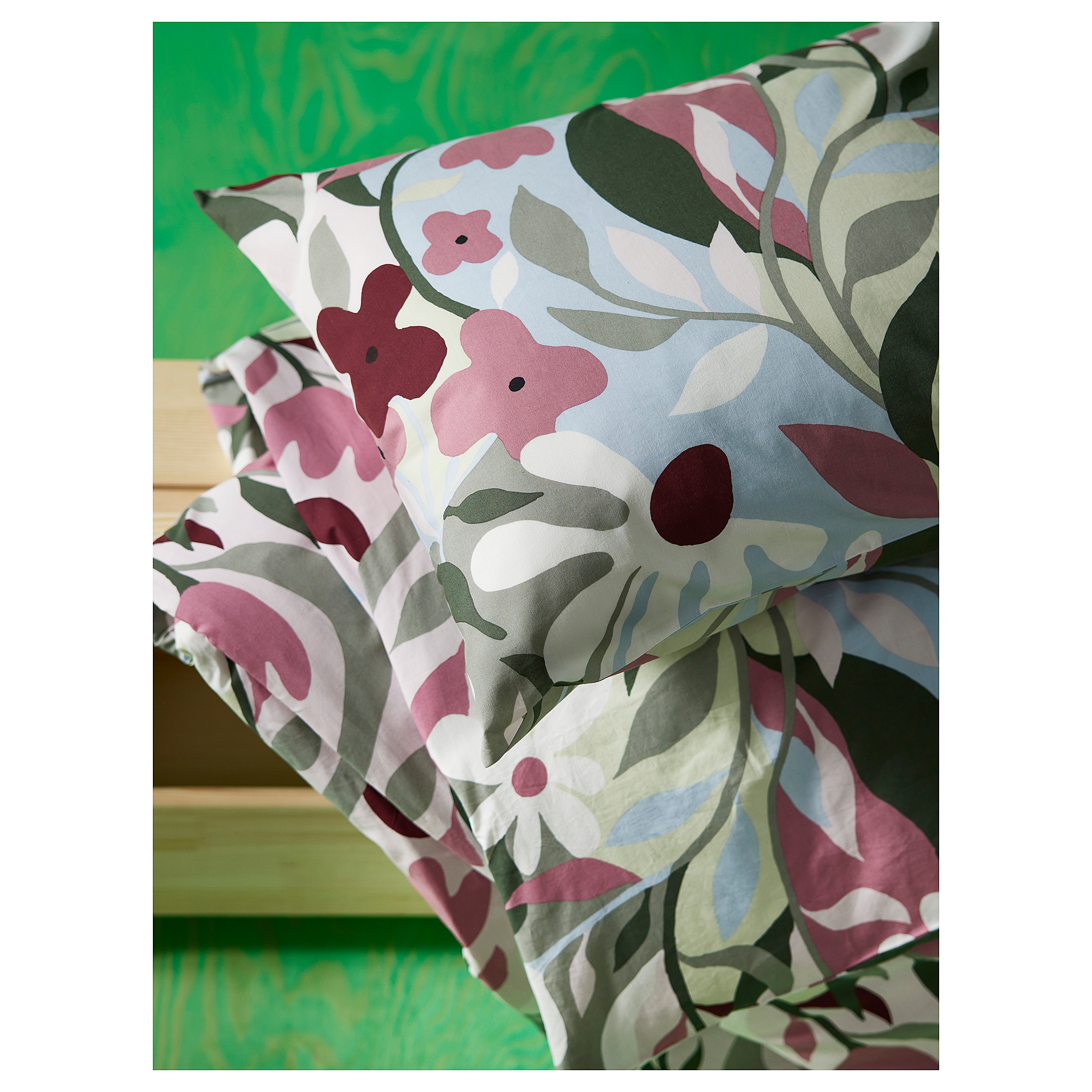 KORSKOVALL duvet cover and 2 pillowcases