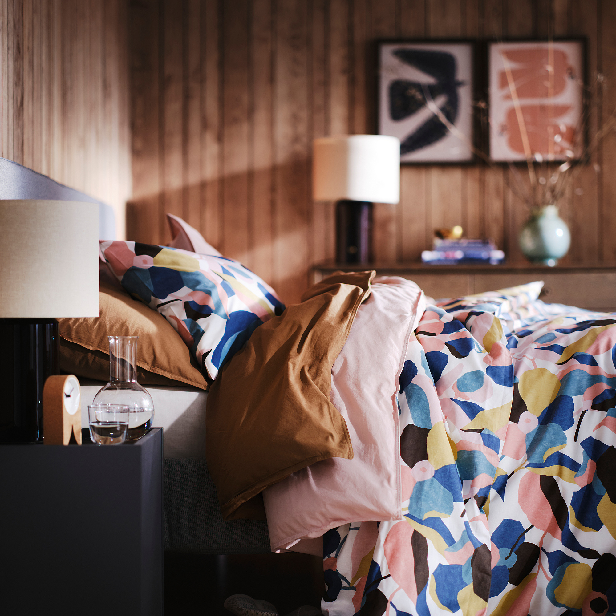 VIDEOXBÄR duvet cover and 2 pillowcases