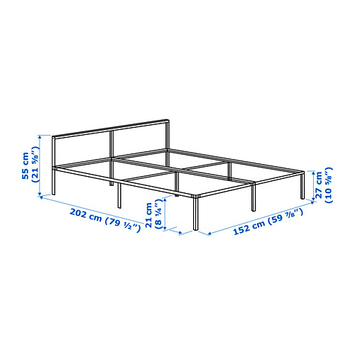 GRIMSBU bed frame