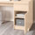 MALM - 書桌/工作桌, 實木貼皮, 染白橡木 | IKEA 線上購物 - PE623590_S1