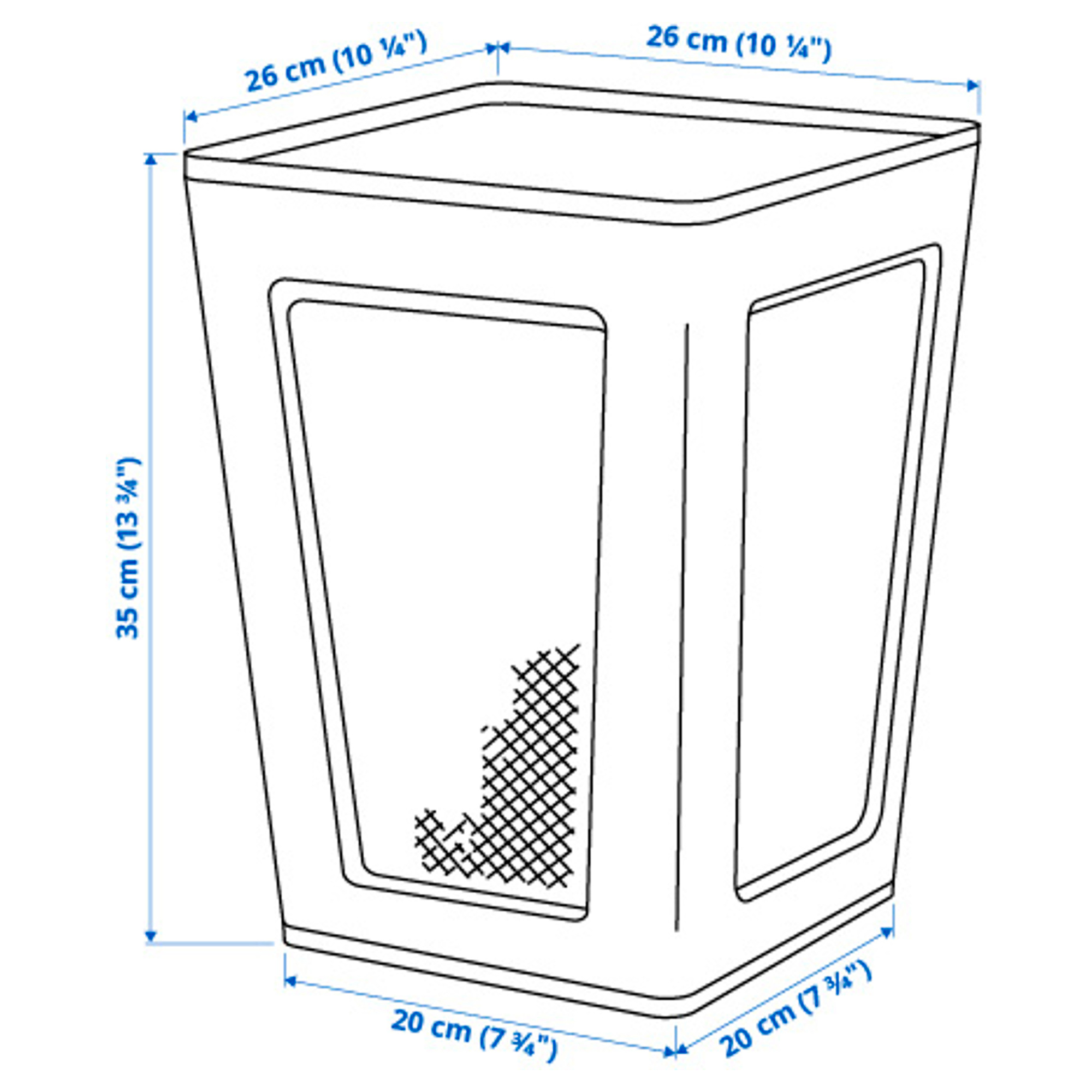 DRÖNJÖNS wastepaper basket