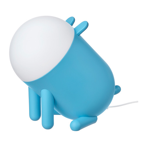 GREJSIMOJS - LED桌燈，可調光/狗 藍色 | IKEA 線上購物 - PE990752_S4