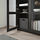 BRIMNES - 附門收納櫃, 玻璃/黑色 | IKEA 線上購物 - PE689196_S1