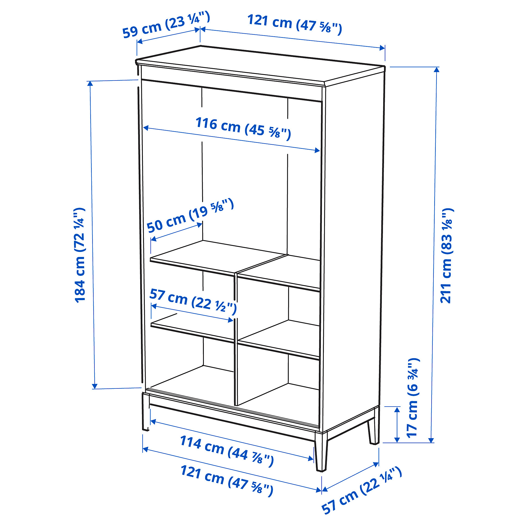 IDANÄS wardrobe