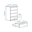 STORKLINTA chest of 4 drawers