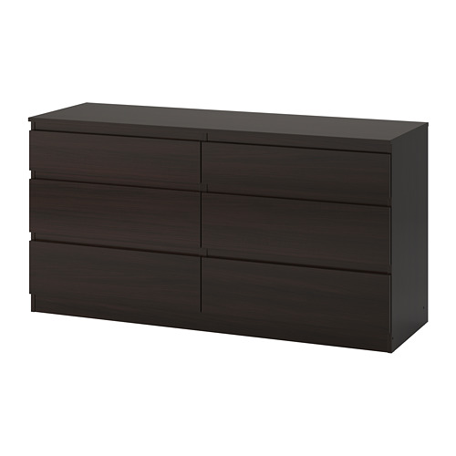 KULLEN - 抽屜櫃/6抽, 黑棕色 | IKEA 線上購物 - PE706983_S4