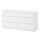 KULLEN - chest of 6 drawers, white, 140x72 cm | IKEA Taiwan Online - PE706985_S1