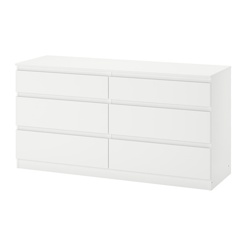 KULLEN - 抽屜櫃/6抽, 白色 | IKEA 線上購物 - PE706985_S4