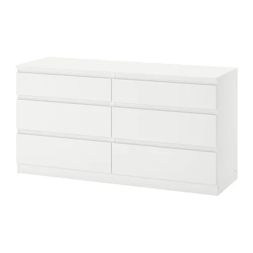 KULLEN - 抽屜櫃/6抽, 白色, 140x72 公分 | IKEA 線上購物 - PE706985_S4